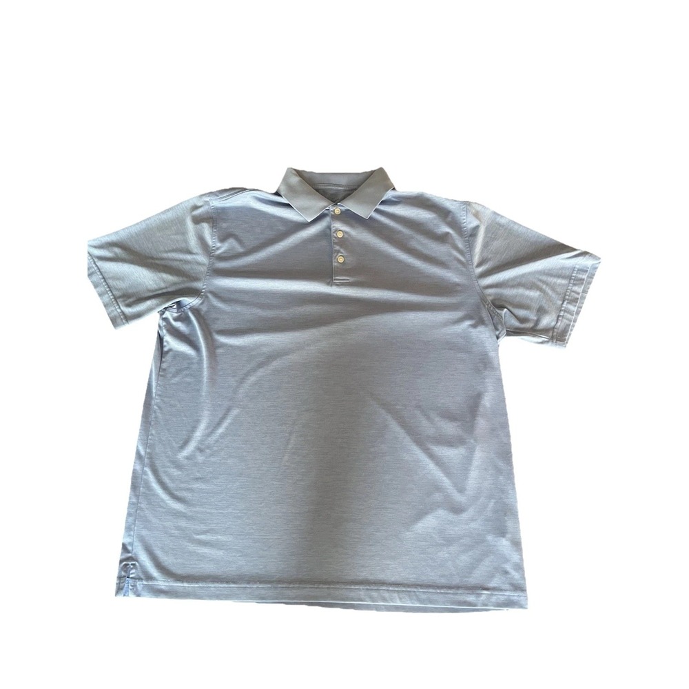 Walter Hagen 11 Majors Polo Men XL Blue Collared Golf Shirt X-large